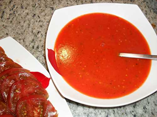 Velouté de tomate express