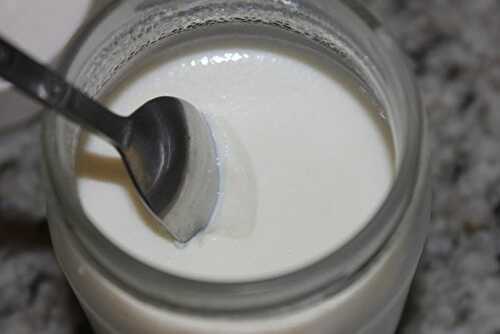 Yaourts vanille au lait concentré sucré