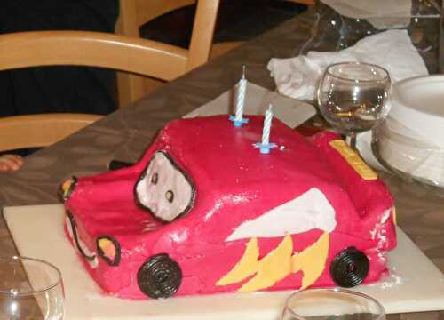 Gâteau Cars