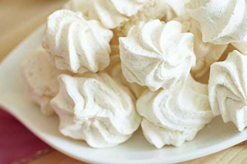 Meringues au jus de pois chiche