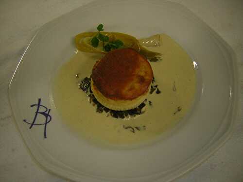 Soufflé de carpe de la Dombe.