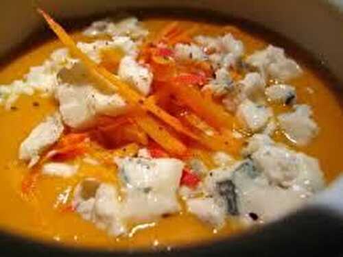 Soupe de courge au sassenage