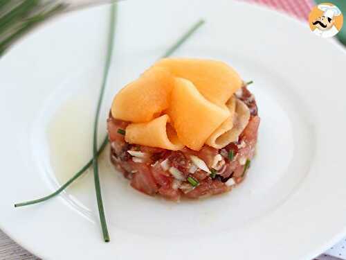 Tartare de Melon, Tomates.