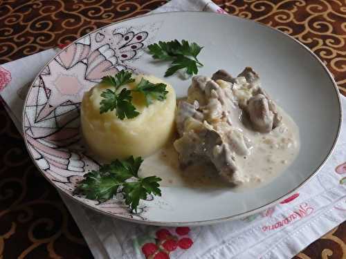Aiguillettes de poulet, sauce échalotes et graines de moutarde - Le blog de Michelle - Plaisirs de la Maison