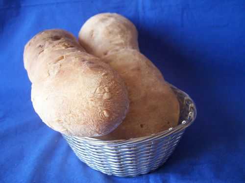 Baguette en autolyse