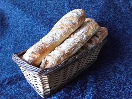 Baguettes sans pétrissage