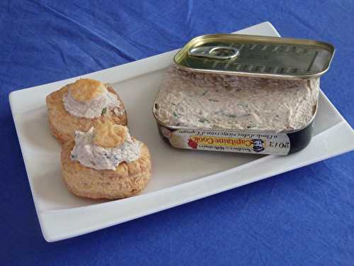 Bouchées  feuilletées de rillettes de sardines - Le blog de Michelle - Plaisirs de la Maison