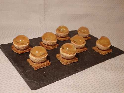 Boule de foie gras, gelée de vin blanc liquoreux et brunoise de poires - Le blog de Michelle - Plaisirs de la Maison