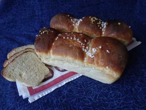 Brioche à la crème fraiche pour la ronde de Noël