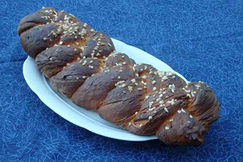 Brioche au lait ribot tressée