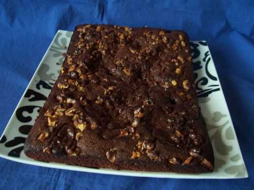 Brownie aux boules Lindor noir