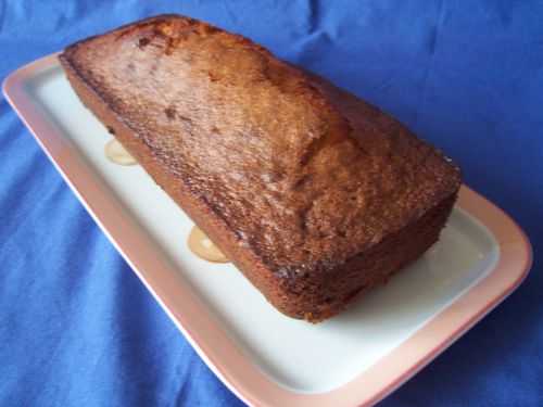 Cake au pralin et aux pépites de chocolat