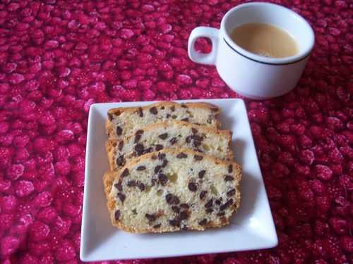 Cake aux pépites de chocolat