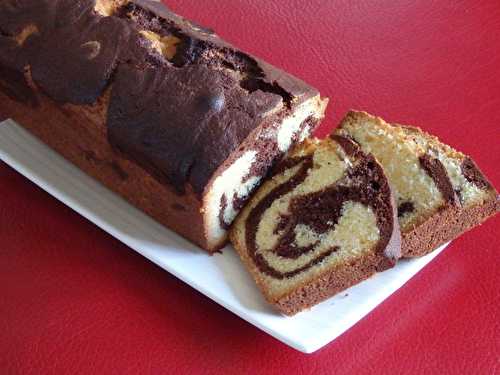 Cake marbré vanille chocolat - Le blog de Michelle - Plaisirs de la Maison