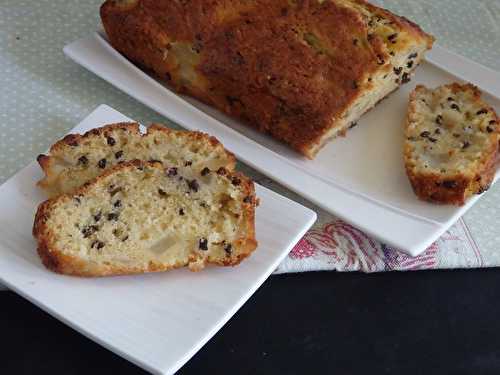 Cake poire et grué de cacao