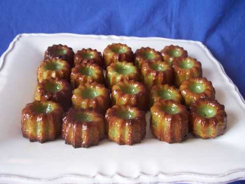 Cannelés à la pistache