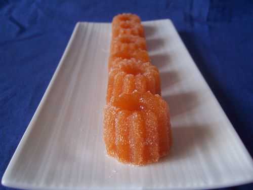Cannelés en pâte de fruits aux abricots - Le blog de Michelle - Plaisirs de la Maison