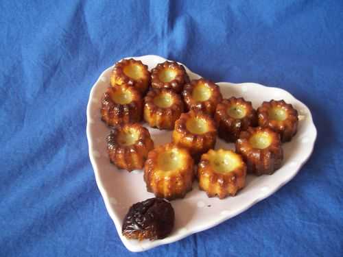 Cannelés pruneaux armagnac