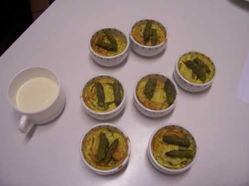 Clafoutis aux asperges vertes