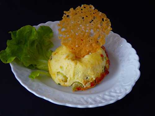 Clafoutis d’asperges verts et sa tuile de parmesan - Le blog de Michelle - Plaisirs de la Maison