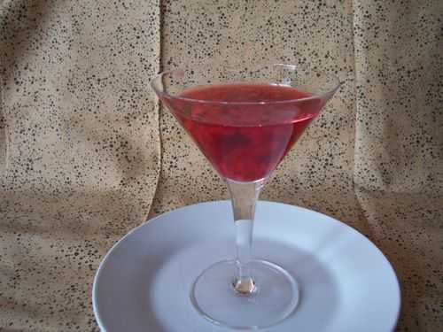 Cocktail : coupe champenoise à la framboise