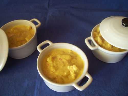 Cocottes de poulet au curry et ananas - Le blog de Michelle - Plaisirs de la Maison