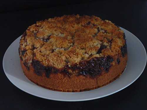 Coffee cake au cassis