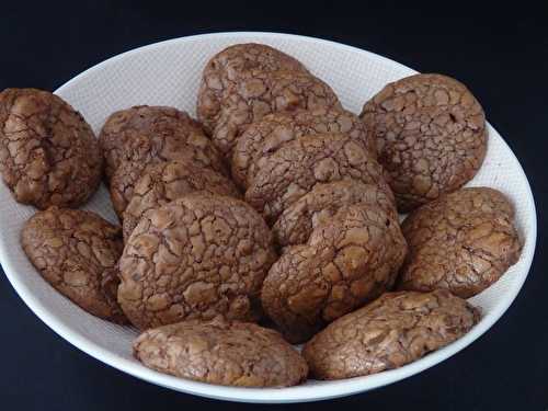 Cookies brownies au chocolat - Le blog de Michelle - Plaisirs de la Maison
