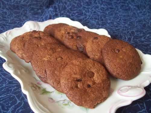 Cookies tout chocolat (pour un cheese-cake)