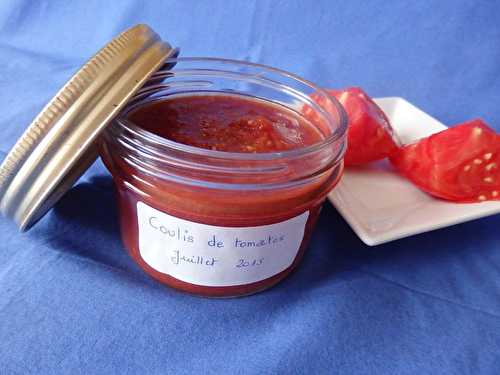 Coulis de tomates  maison