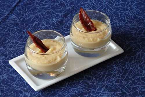 Crème d'haricots de Castelnaudary (ou de coco) en verrine
