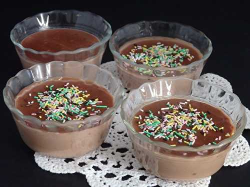 Crèmes « Danette » maison au chocolat au lait (sans œuf) - Le blog de Michelle - Plaisirs de la Maison