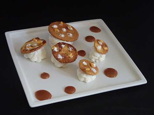 Crêpe « champignon » Chantilly, caramel au beurre salé - Le blog de Michelle - Plaisirs de la Maison