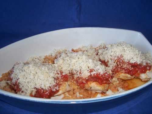 Crumble de poulet à la tomate