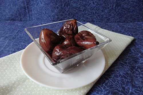 Défi cuisine septembre : figues pochées dans vin épicé sur panna cotta - Le blog de Michelle - Plaisirs de la Maison