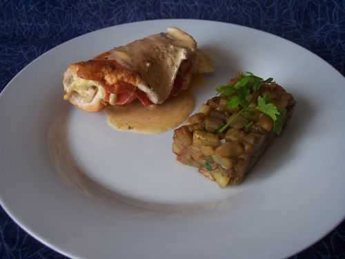 Escalopes de dinde façon saltimbocca