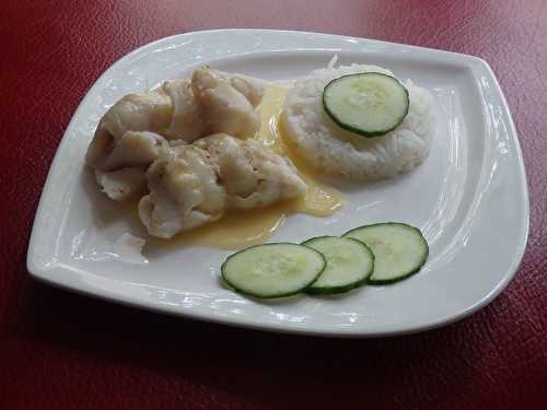 Filet de poisson avec son beurre blanc nantais