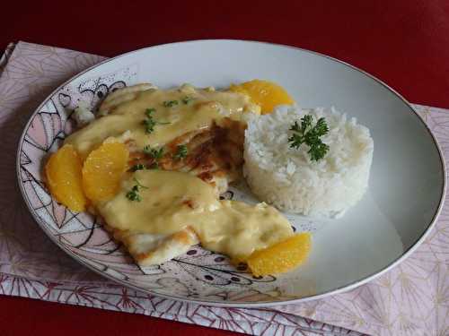 Filet de raie, sauce à l’orange et au citron