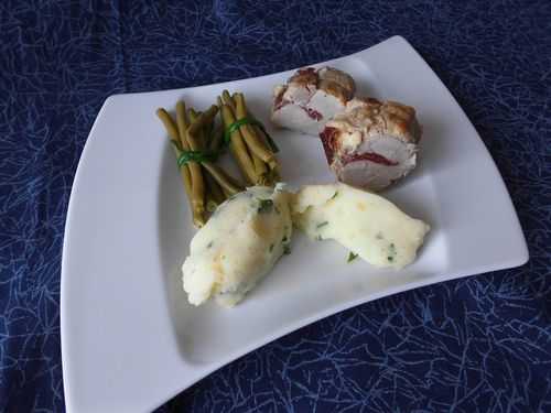 Filet mignon de porc au fromage et grison, écrasée de pommes de terre au persil plat - Le blog de Michelle - Plaisirs de la Maison