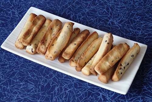 Fingers aux amandes et au grué de cacao