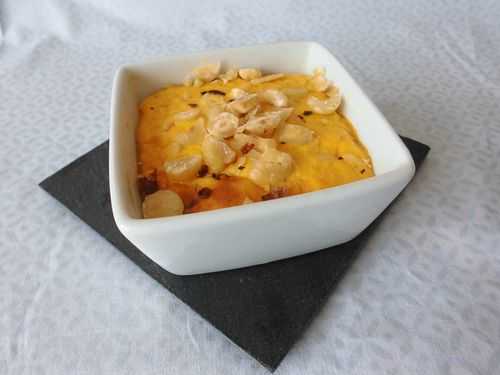 Flan de carotte aux noisettes