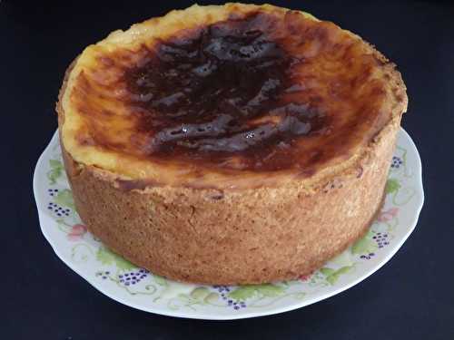 Flan pâtissier aux quetsches