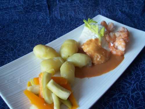 Fumet de poisson et sauce américaine