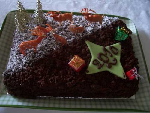 Gâteau au chocolat, streusel au cacao