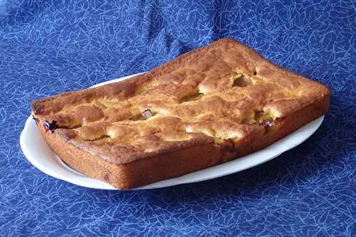 Gâteau au lait ribot et aux prunes Reine Claude