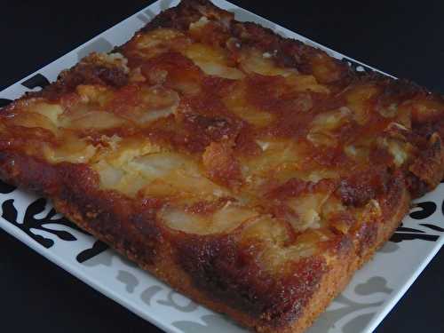 Gâteau aux pommes façon tatin - Le blog de Michelle - Plaisirs de la Maison