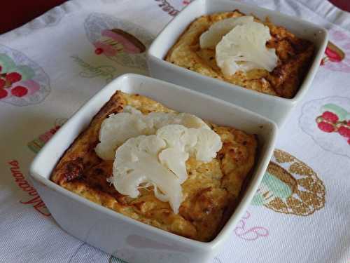 Gâteau de chou-fleur au parmesan - Le blog de Michelle - Plaisirs de la Maison