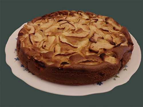 Gâteau de pomme à la crème fraîche - Le blog de Michelle - Plaisirs de la Maison
