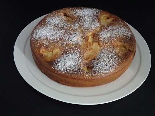 Gâteau pomme abricot et mascarpone