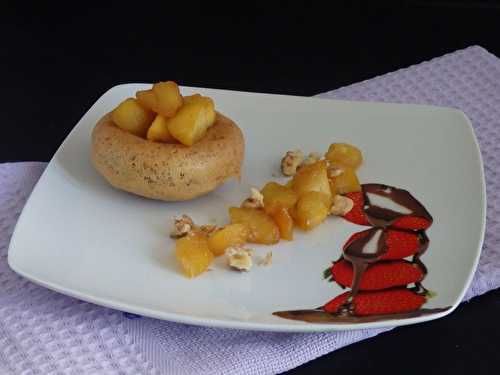 Gâteaux aux noix et pommes caramélisées - Le blog de Michelle - Plaisirs de la Maison